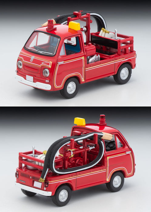 Tomytec Tomikarama Vintage Subaru Sambar Fire Engine Mini Diecast Car and Doll Set