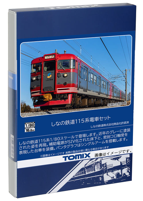 Tomytec Tomix Ho Gauge Shinano Railway 115 Series Model Train Set HO-9092