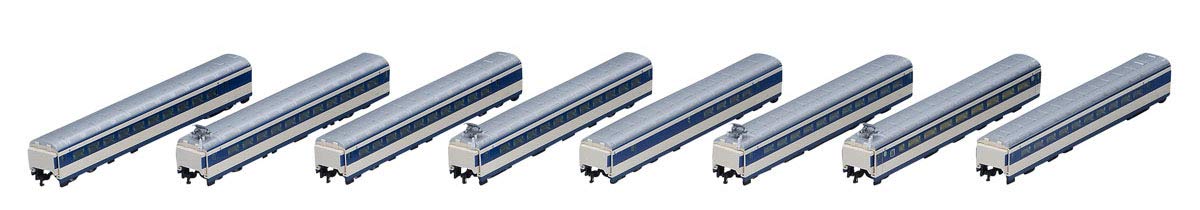 Tomytec Tomix Spur N 0 Serie Shinkansen 8-Wagen-Set, früher Typ, großes Fenster, 98732