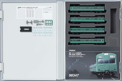 Tomytec Tomix N Gauge 103 1000 Series 4 Cars Basic Train Set Non-Air Conditioned Model 98347- Japan Figure Store - #1 Bring To You The Best Japanese Goods