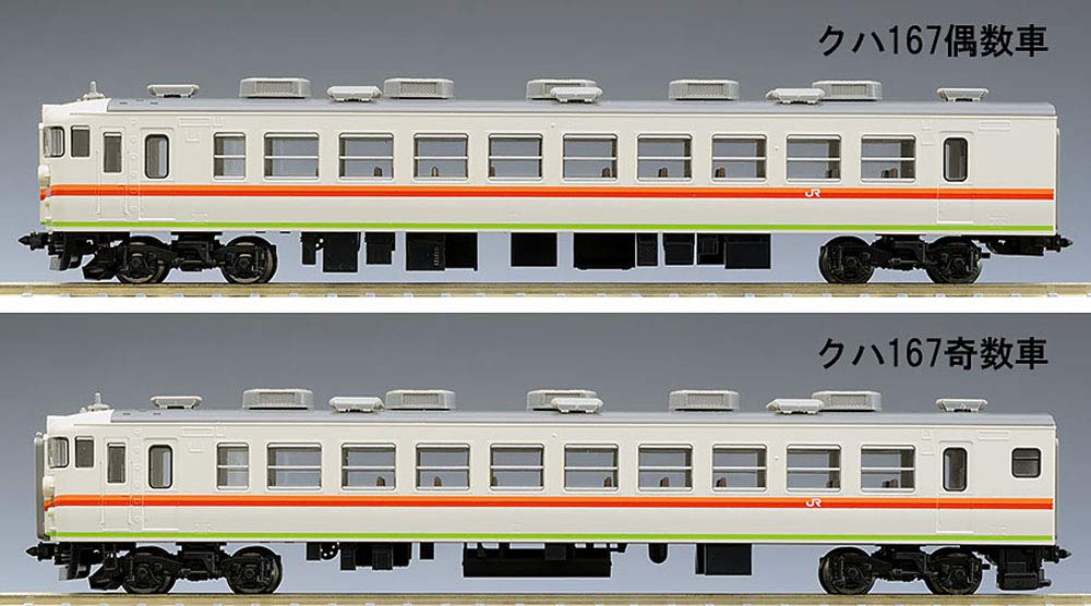 Tomytec Tomix 167 Serie Tamachi Basic 4-Wagen-Eisenbahn-Modelleisenbahn-Set, Spur N
