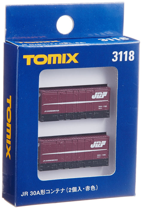 Tomytec Tomix N Gauge 30A 2 pièces conteneur rouge 3118 fournitures de modèle ferroviaire