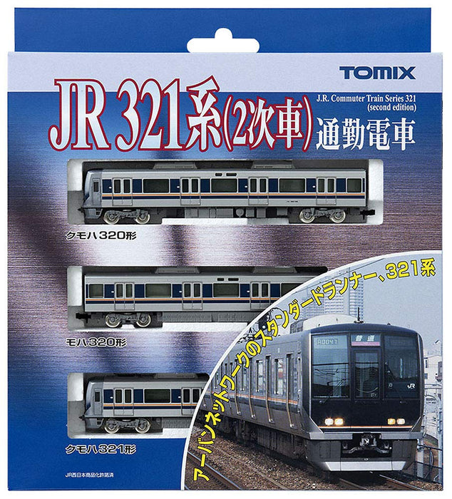 Tomytec Tomix Spur N Serie 321 Basisset 3 Wagen Modellbahn Eisenbahn 92358