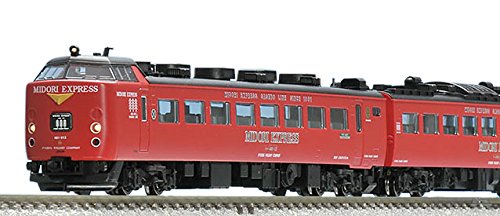 Tomytec Tomix N Gauge 485 Series Midori Express 4-Car Railway Model Train Set
