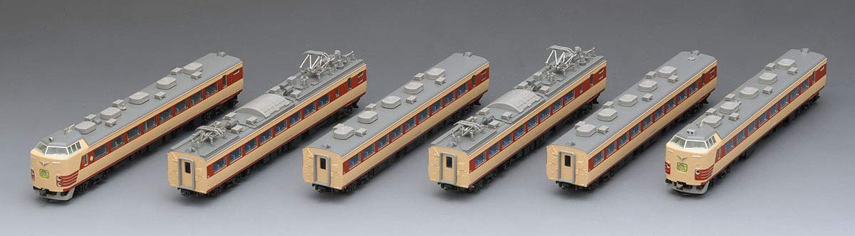 Tomytec 6 voitures Tomix N jauge 485 série Niigata Center T18 Formation chemin de fer modèle Train