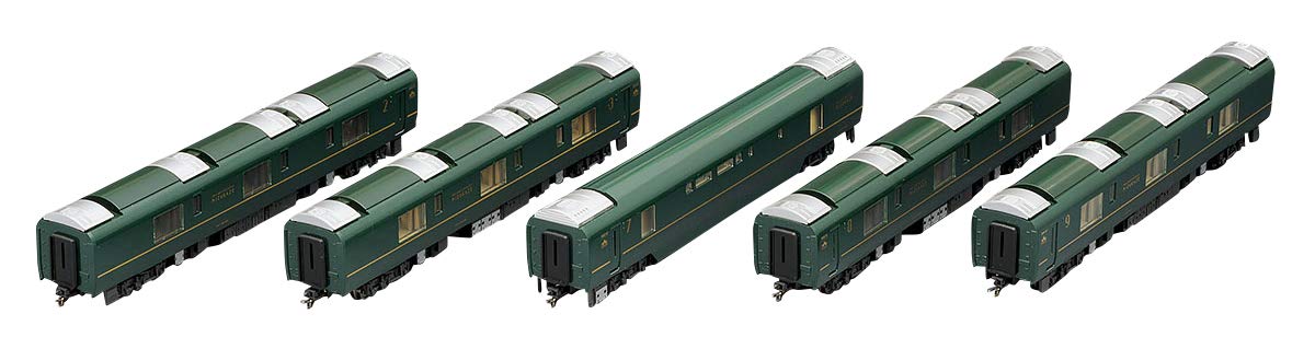 Tomytec Tomix N Gauge 87 Series Twilight Express Mizukaze 5 voitures Diesel Railway modèle 98332