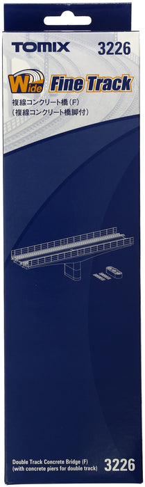 Tomytec Railway Model Supplies - Tomix N Gauge Double Concrete Bridge 3226