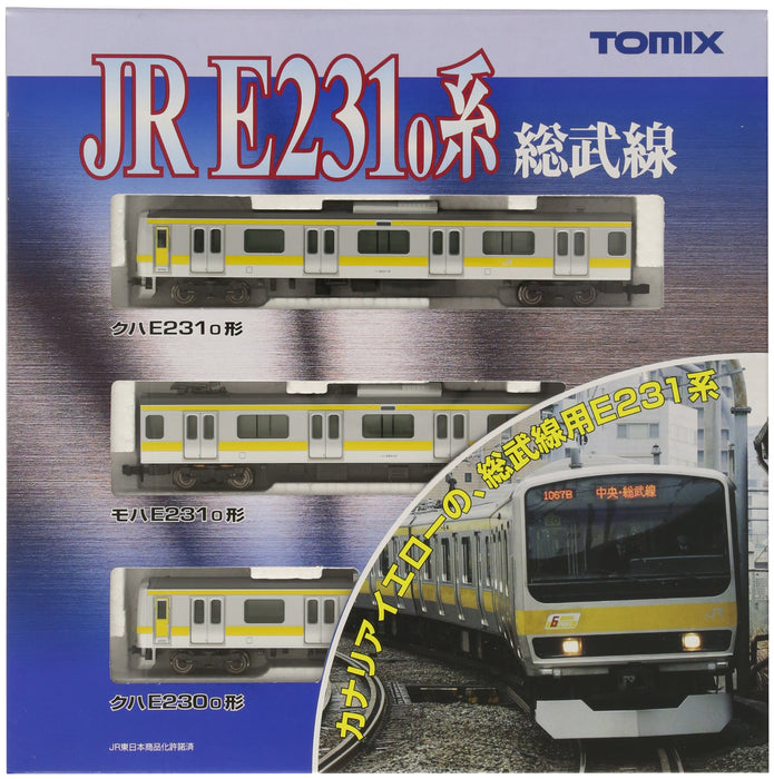 Tomytec Tomix N Gauge E231 Series 3-Car Set - Sobu Line Railway Model Train 92343