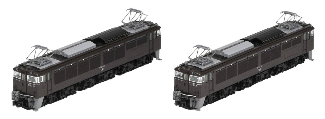 Tomytec Tomix N Gauge Brown EF63 Railway Model Electric Locomotive Set