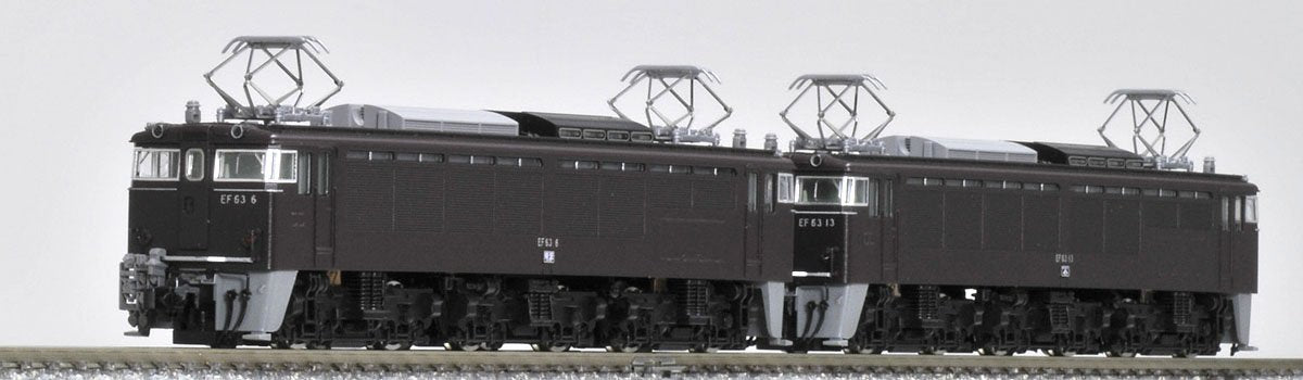 Tomytec Tomix N Gauge Brown EF63 Railway Model Electric Locomotive Set