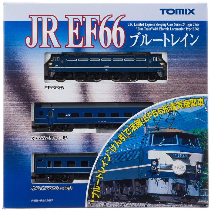 Tomytec Tomix N Gauge Ef66 Blue Train 3-Car Set 92332 Railway Model Passenger