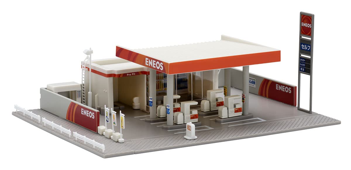 Tomytec Tomix N Gauge Eneos 4264 Gas Station Diorama Supplies