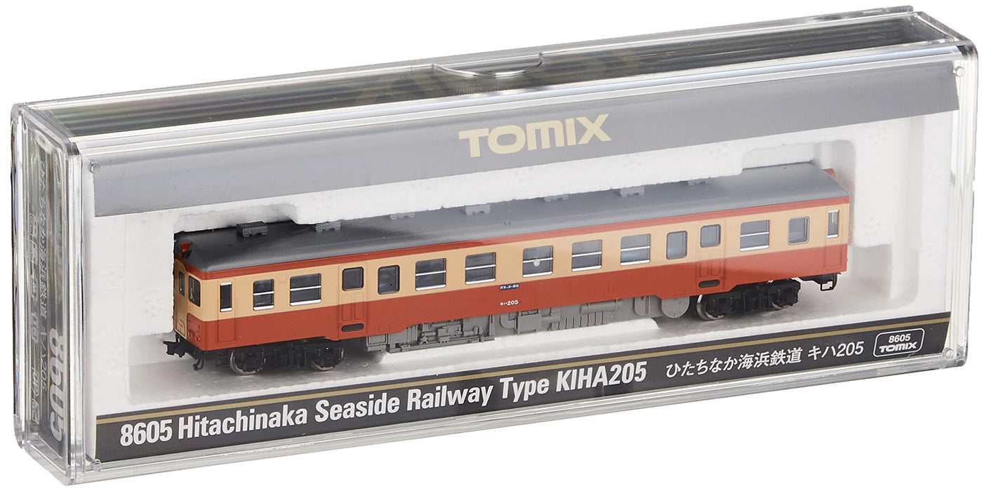 Tomytec Diesel Car Model - Tomix N Gauge Hitachinaka Seaside Railway Kiha205 8605