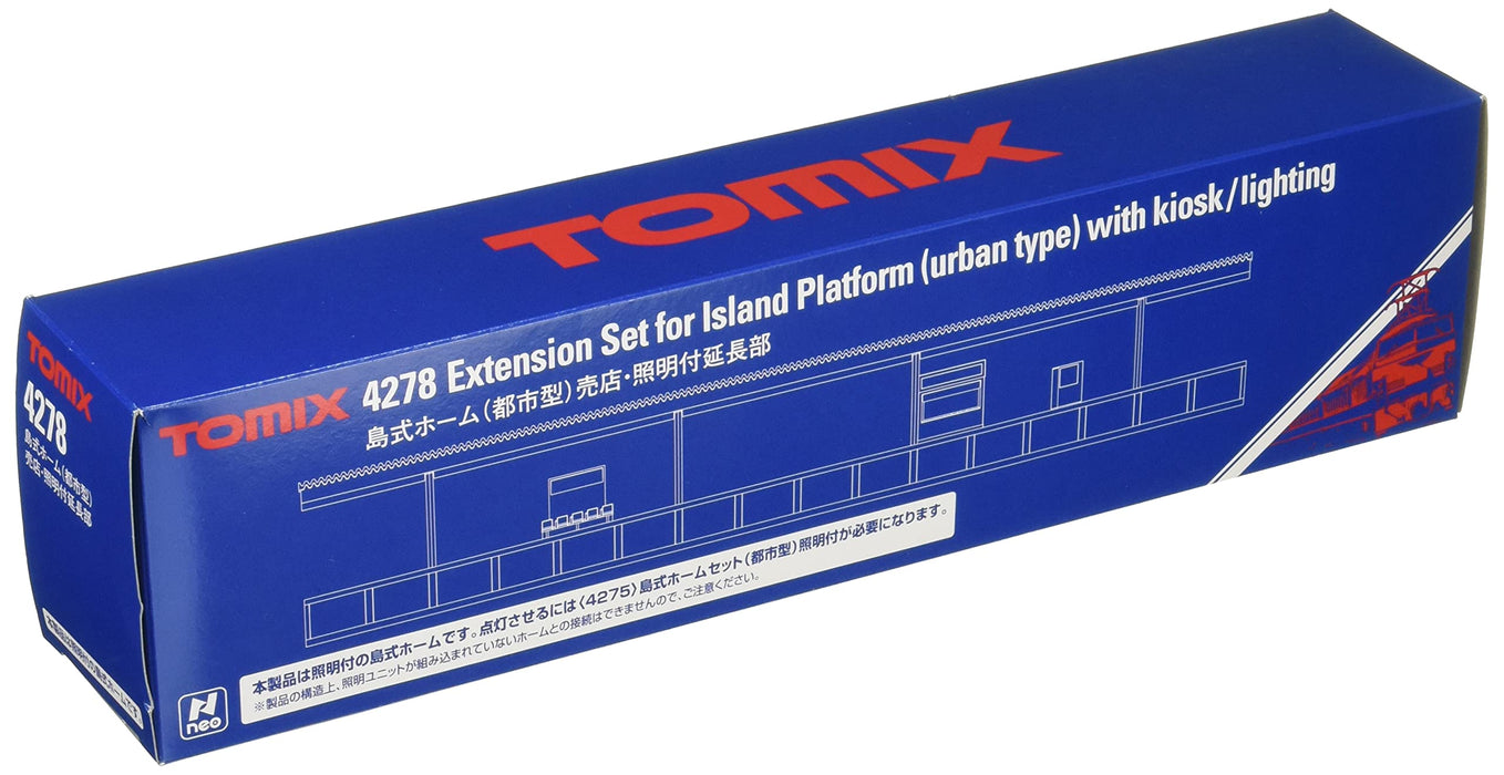 Tomytec Tomix N Gauge Island Platform Urban Type Lighted 4278 Model Railway Extension