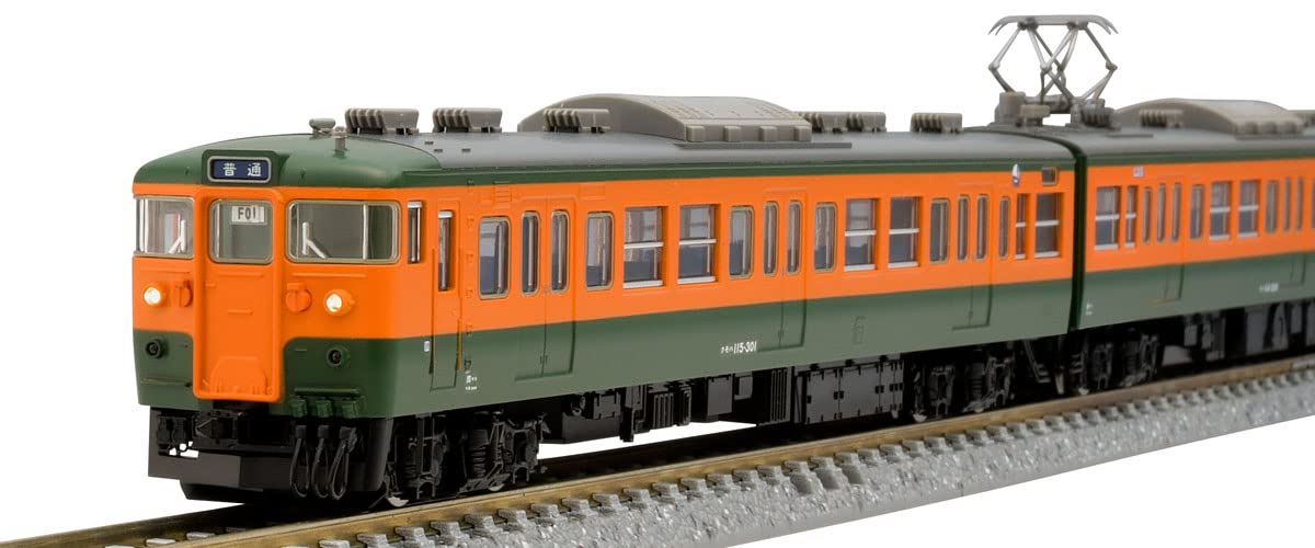 Tomytec Tomix N Gauge JNR 115 300 Series 3-Car Railway Model Train Set Shonan Color