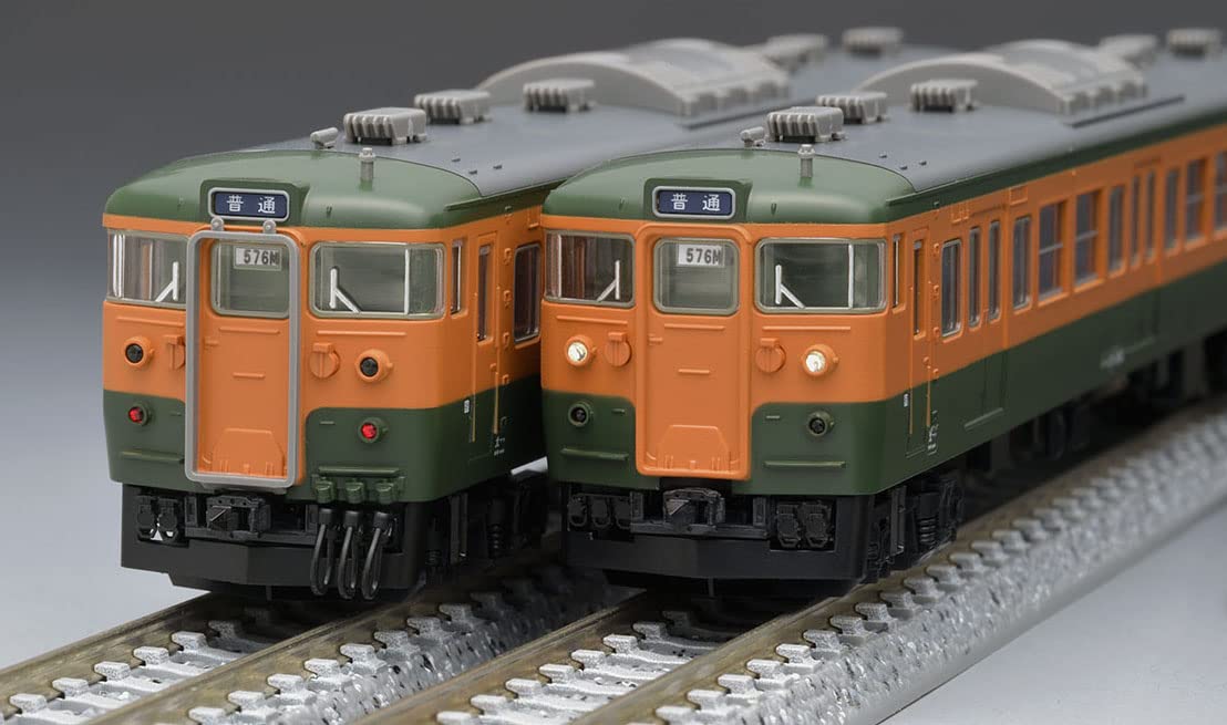 Tomytec Tomix N Gauge Suburban Train Set Jnr 115 Series 4-Car Basic Shonan Color Railway Model 98437