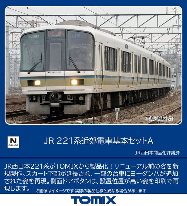 Tomytec Jr 221 Series Basic Set A 98466 Voie N Japon Modèle Train