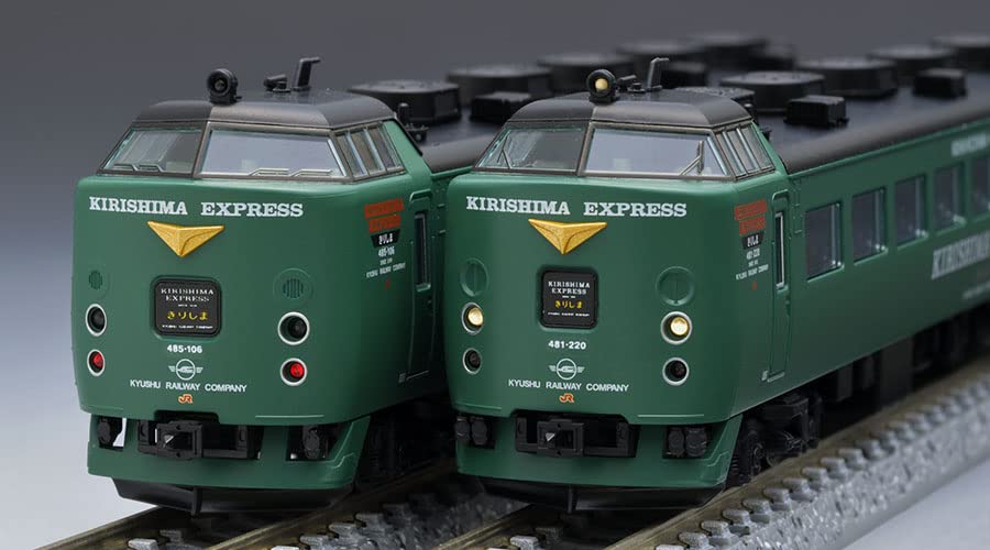Tomytec Tomix N Spur 485 Serie Kirishima Express 98469, grün, Modelleisenbahn