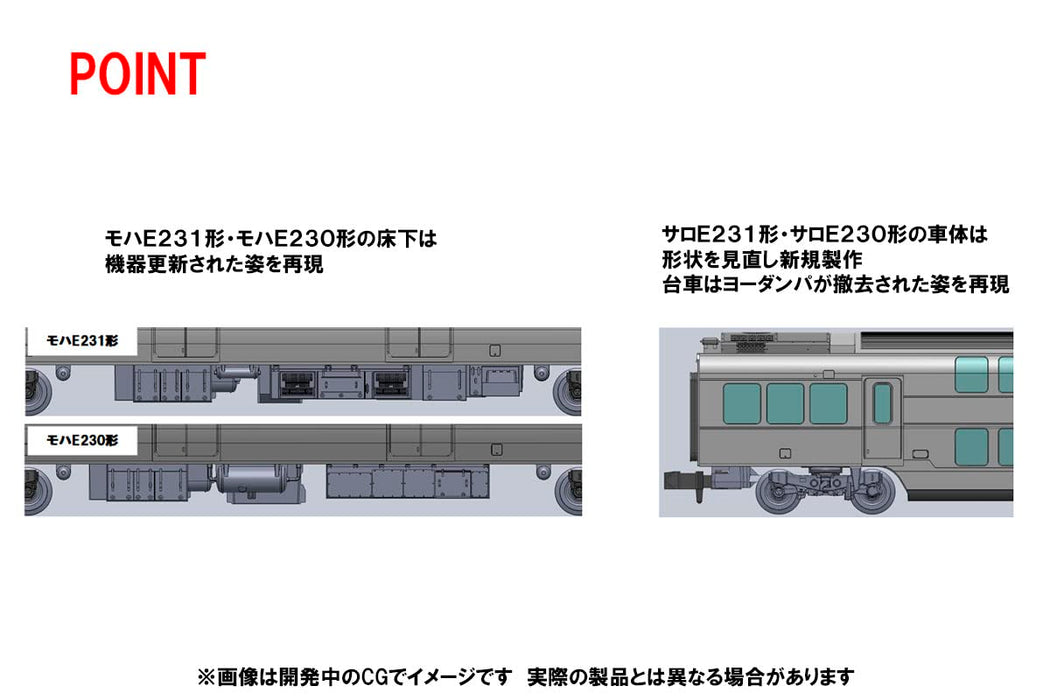 Tomix 98515 Jr Series E231-1000 Tokaido Line/Renewed Car 4 Cars Set A N Scale