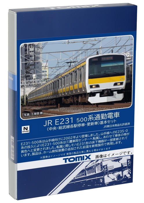 Tomix 98839 N Gauge Jr E231 500 Series Chuo-Sobu Line Loco/Renewal Car Basic Set Tomytec Japan