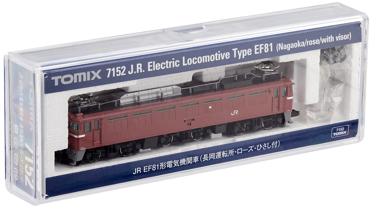 Tomytec Tomix N Gauge JR EF81 Electric Locomotive - Nagaoka Drive Rose Canopy Model 7152
