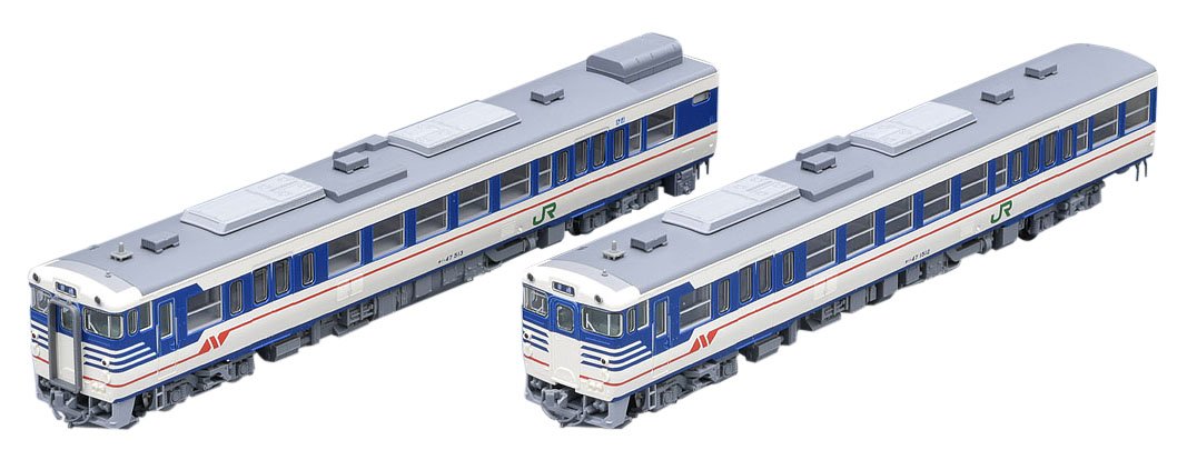 Tomytec Tomix N Gauge Kiha47 500 Niigata Blue Diesel Railway Model Set 98018