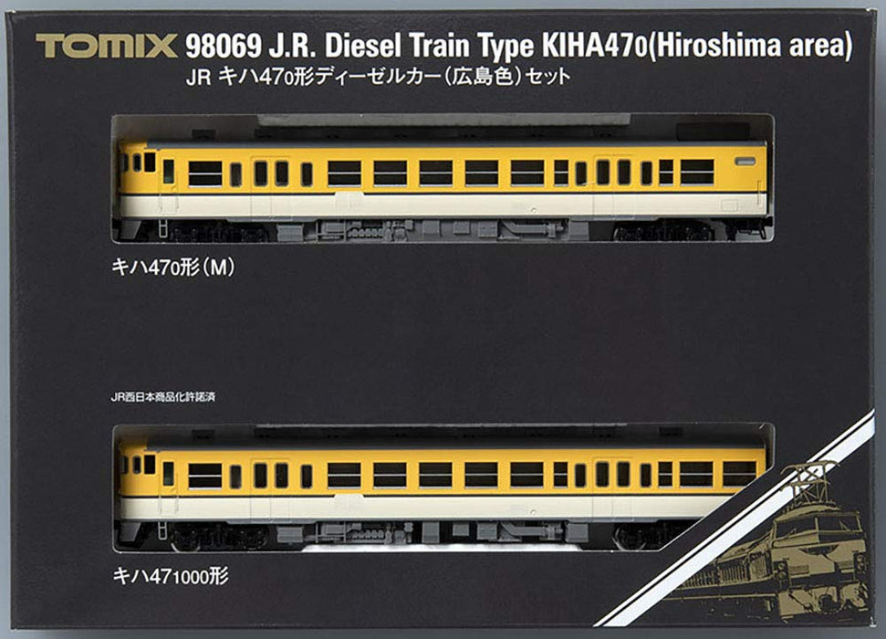 Tomytec Tomix Spur N Kiha47 2 Wagen Hiroshima Farbset Diesel Eisenbahn Modell 98069