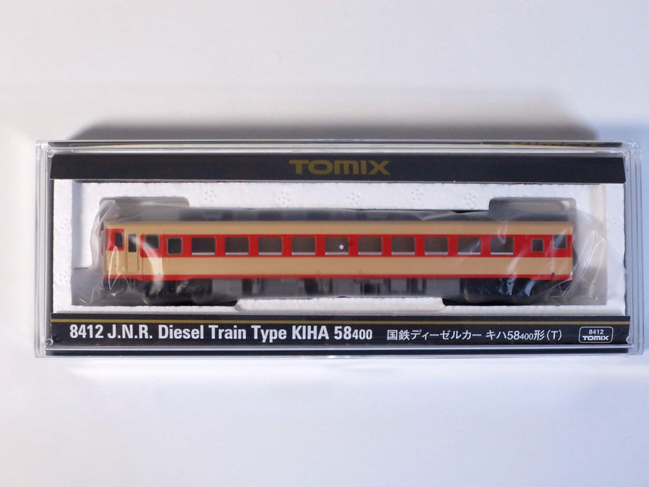 Tomytec Modèle de voiture ferroviaire diesel - Kiha58-400 T 8412 Tomix N Gauge