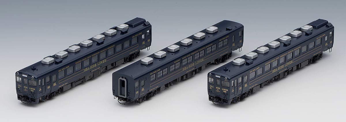 Tomytec Tomix N Gauge Kiha 58 series Seaside Liner Navy Blue 3-Car Diesel Railway Model Set