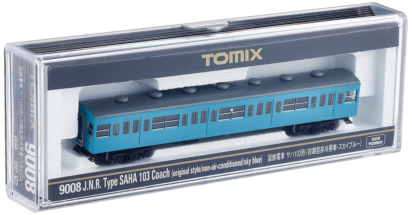 Tomytec Tomix N Gauge Saha 103 Early Model Train Non-Air-Conditioned Sky Blue 9008
