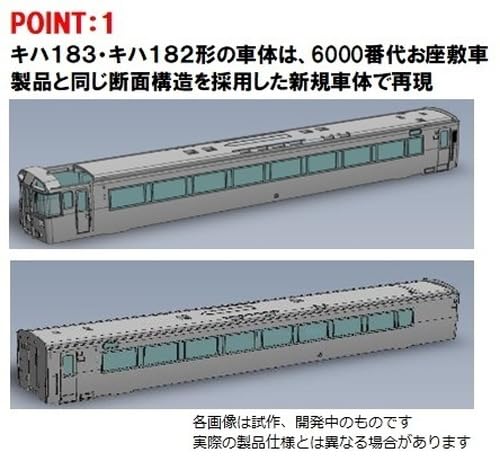 Tomytec Tomix N Gauge Special Project Jr Kiha 183 Series Diesel Car Set 97959 Japan