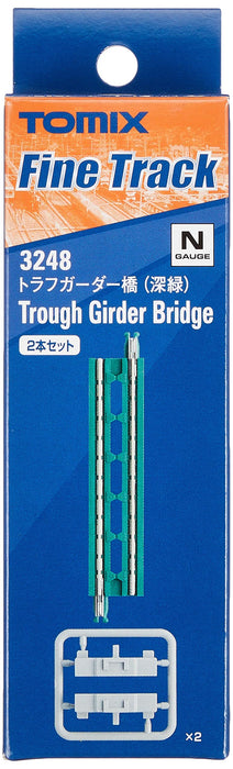 Tomytec Tomix N Gauge Dark Green Girder Bridge Set of 2 Model 3248 Railway Supplies
