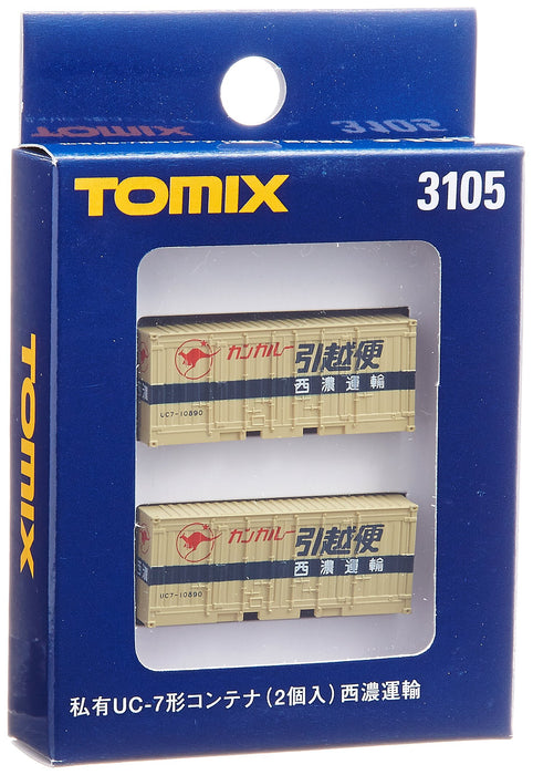 Tomytec Tomix N Gauge UC-7 Seino Transportation Container 3105 Railway Model