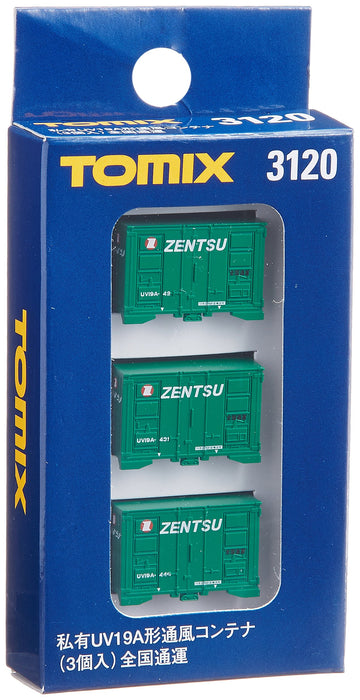 Tomytec Tomix N Gauge UV19A 3-Piece Ventilation Container National Express 3120 Model Train