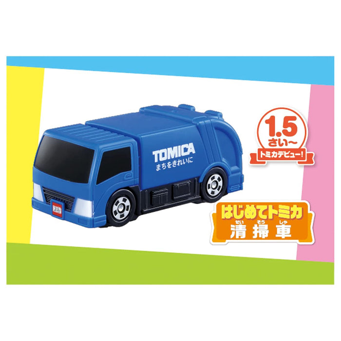 Tomy Tomica Zum ersten Mal Tomica Reinigungsauto Miniauto Autospielzeug ab 1,5 Jahren hat den Sicherheitsstandard für Spielzeuge bestanden St Mark-Zertifizierung Tomica Takara Tomy