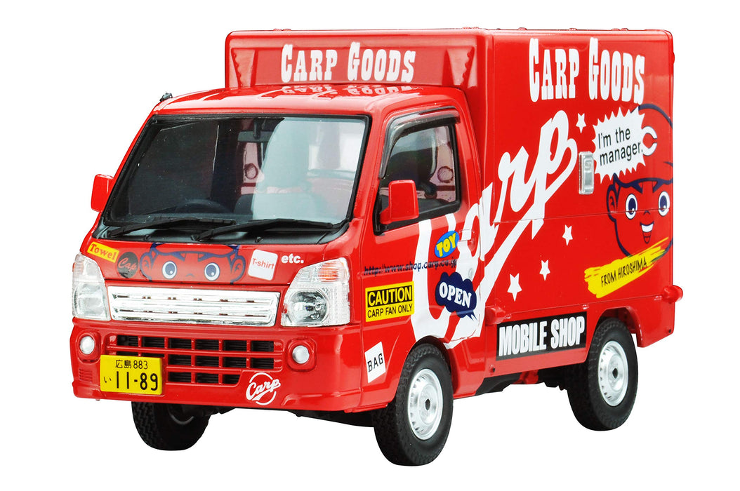 TOMYTEC Mc-009 Mss Mazda Scrum Hiroshima Carp Shopping Truck Plastikmodellbausatz im Maßstab 1:35