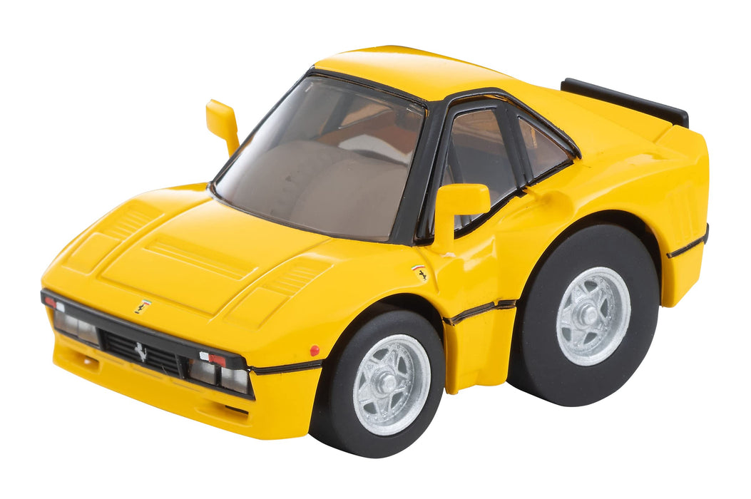 Tomytec Ferrari GTO finition jaune ChoroQ Zero Z-82C modèle de voiture