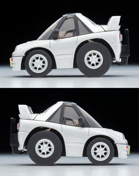 Tomytec Autozam Az-1 Mazdaspeed, silberfarbenes Choroq Zero Z-84A-Automodell