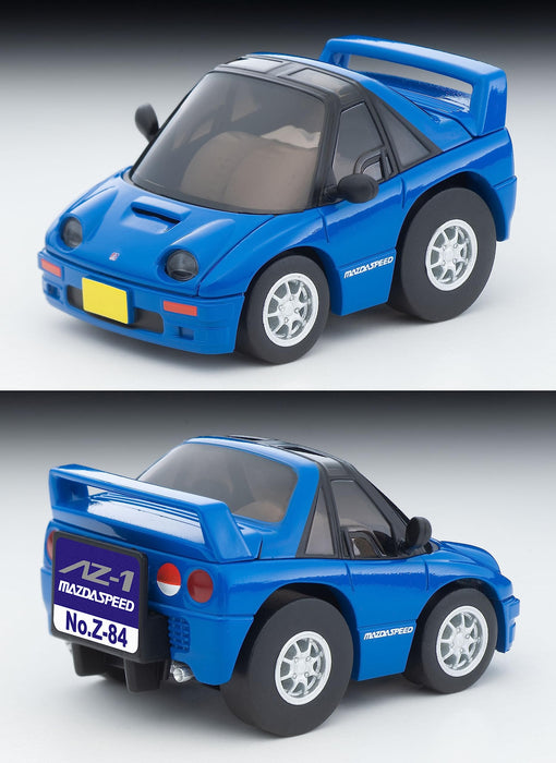 Tomytec Autozam Az-1 Mazdaspeed Blau lackiertes Choroq Zero Z-84B Automodell