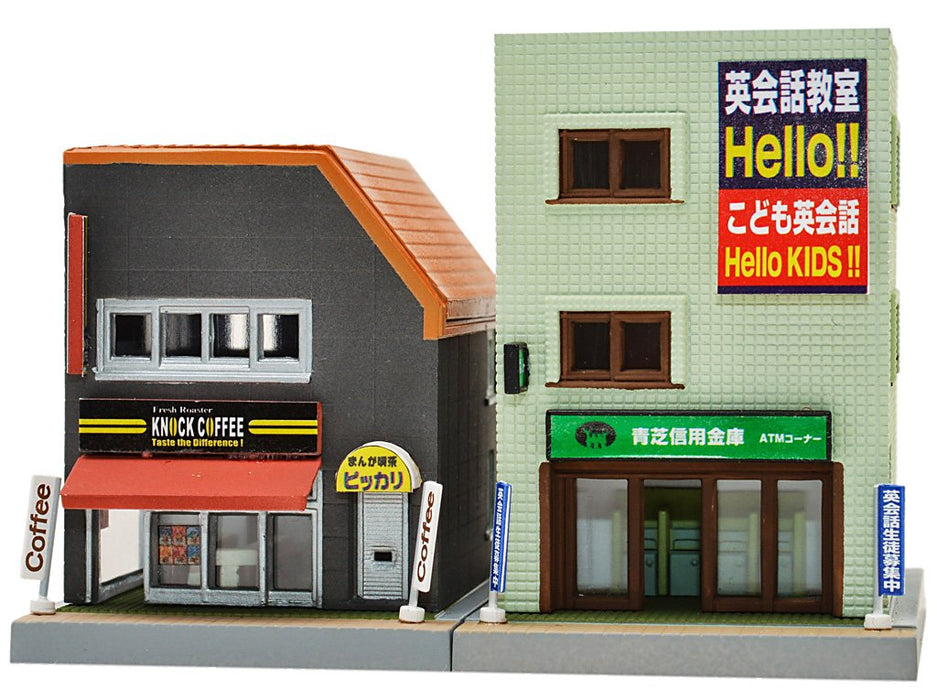 Tomytec 106-2 Ekimae Shop A2 Building Collection - Ensemble de fournitures de diorama