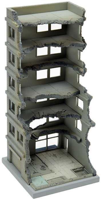 Tomytec Geocolle Building 151: Tall Building Demolition Diorama Supplies
