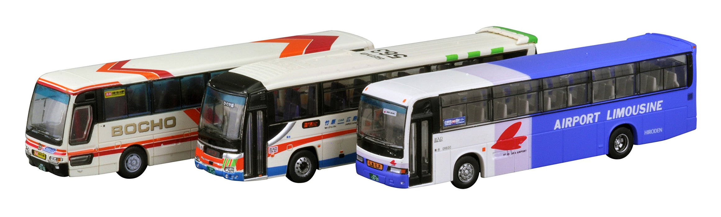 Tomytec Hiroshima Bus Center Set B Diorama-Bus-Sammlung in limitierter Auflage