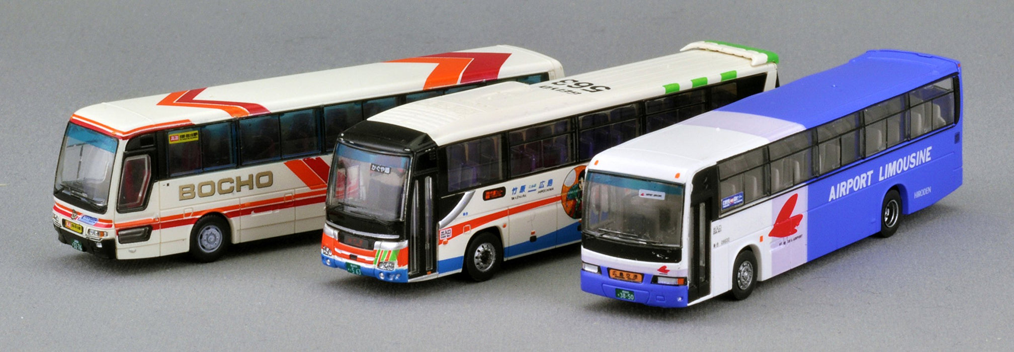 Tomytec Hiroshima Bus Center Set B Diorama-Bus-Sammlung in limitierter Auflage