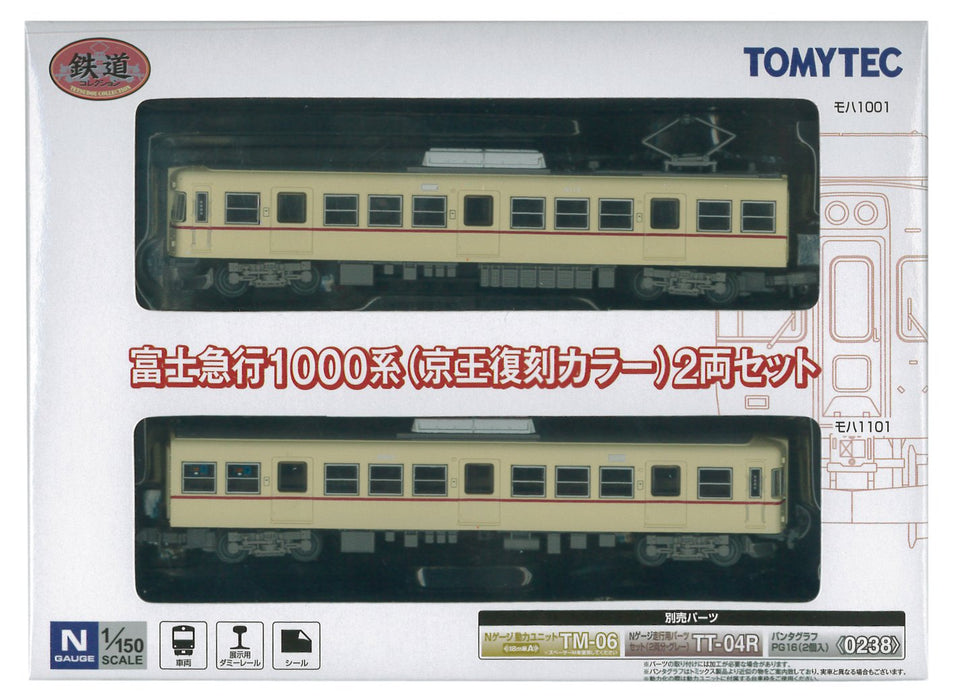 Tomytec Geocolle 1000 Serie Eisenbahn-Diorama-Set Keio Color Limited Edition