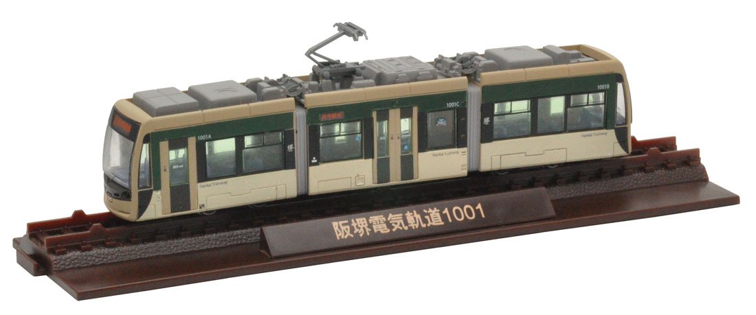 Tomytec Hankai Electric Tramway 1001 – Eisenbahn-Sammlungs-Diorama in limitierter Auflage