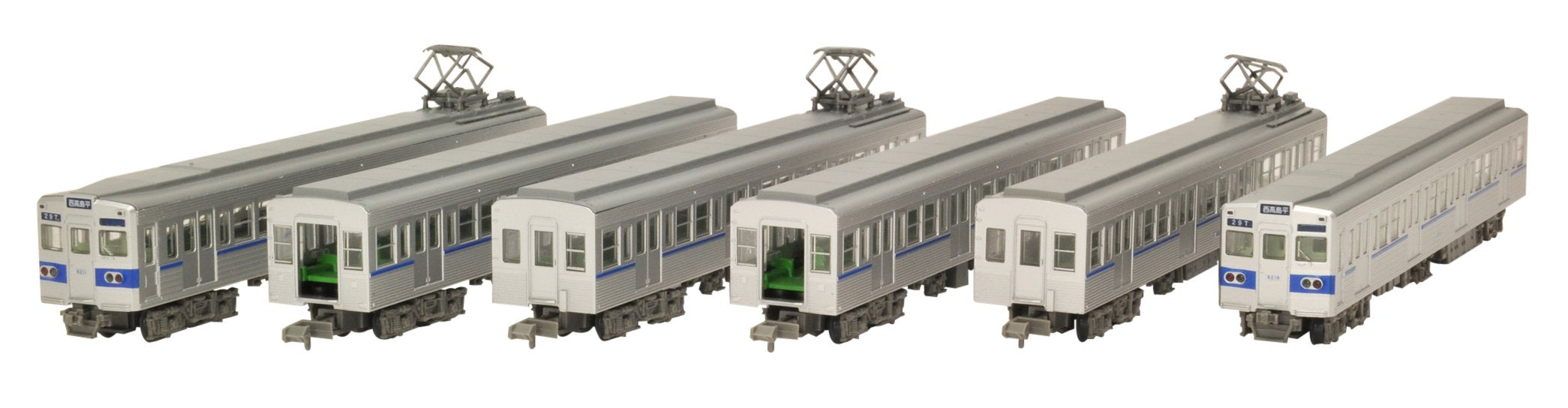 Tomytec Tokyo Metropolitan 6000 Type 6-Car Set Non-Air Conditioned Mita Line