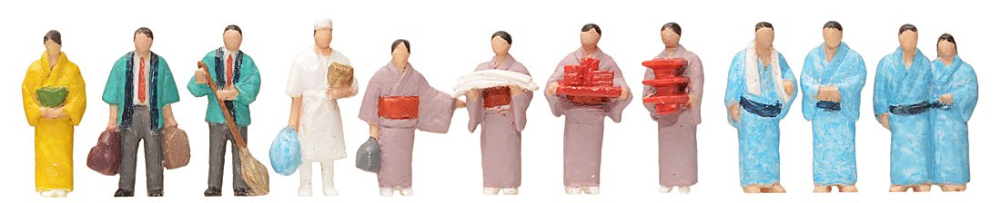 Tomytec Hot Spring Town People B - Scenery Collection Diorama Supplies 072