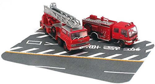 Tomytec Fire Pump Truck Set with Water Tank - Limited Edition Diorama Supplies