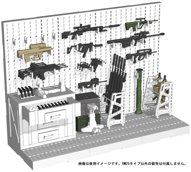 TOMYTEC Ld031 Military Series Little Armory Weapons Room B 1/12 Scale Kit