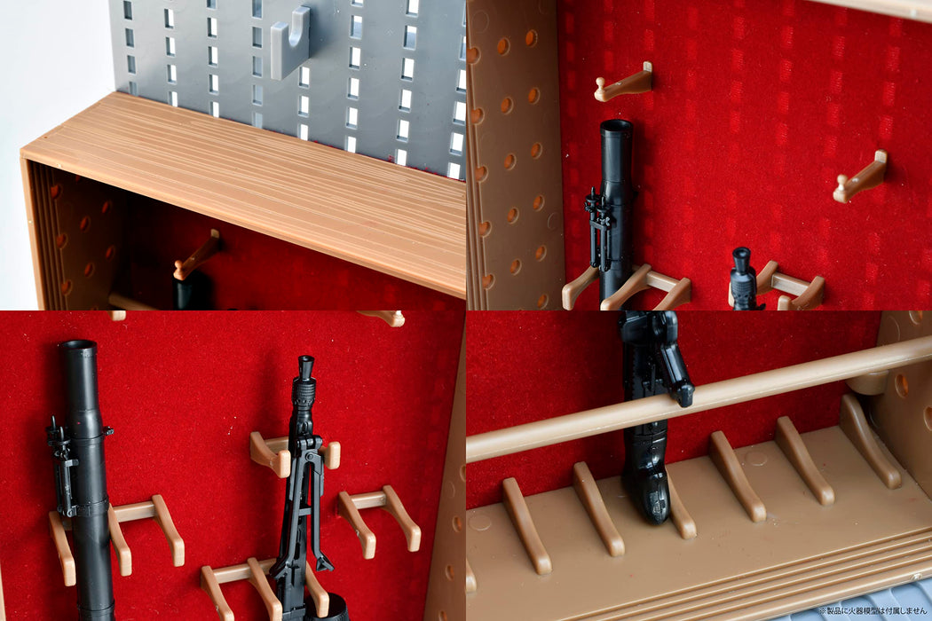 Tomytec Little Armory Study1942 Ld042 Classic Plastic Gun Rack Model